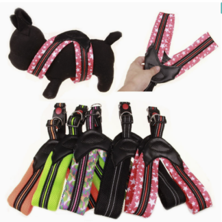 宠物胸背带 三角形方便穿戴 厚度均匀 宽度5CM 搪胶材质穿戴舒适